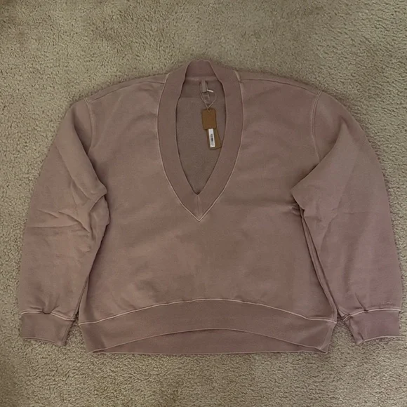 SKIMS oversized V-neck pullover - Picture 2 of 7